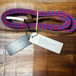 Turtleson stretch woven belt. Size 42